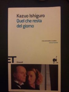 quel che resta del giorno Kazuo Ishiguro